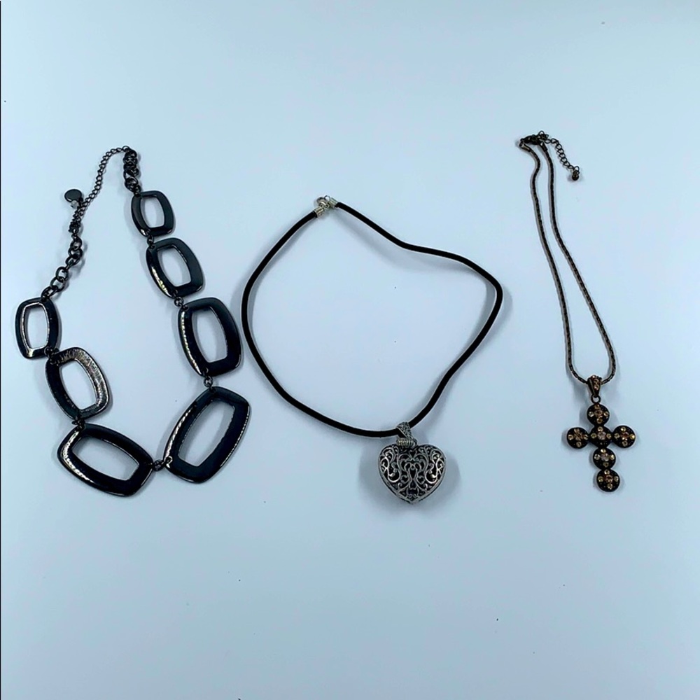Costume jewelry necklace bundle set